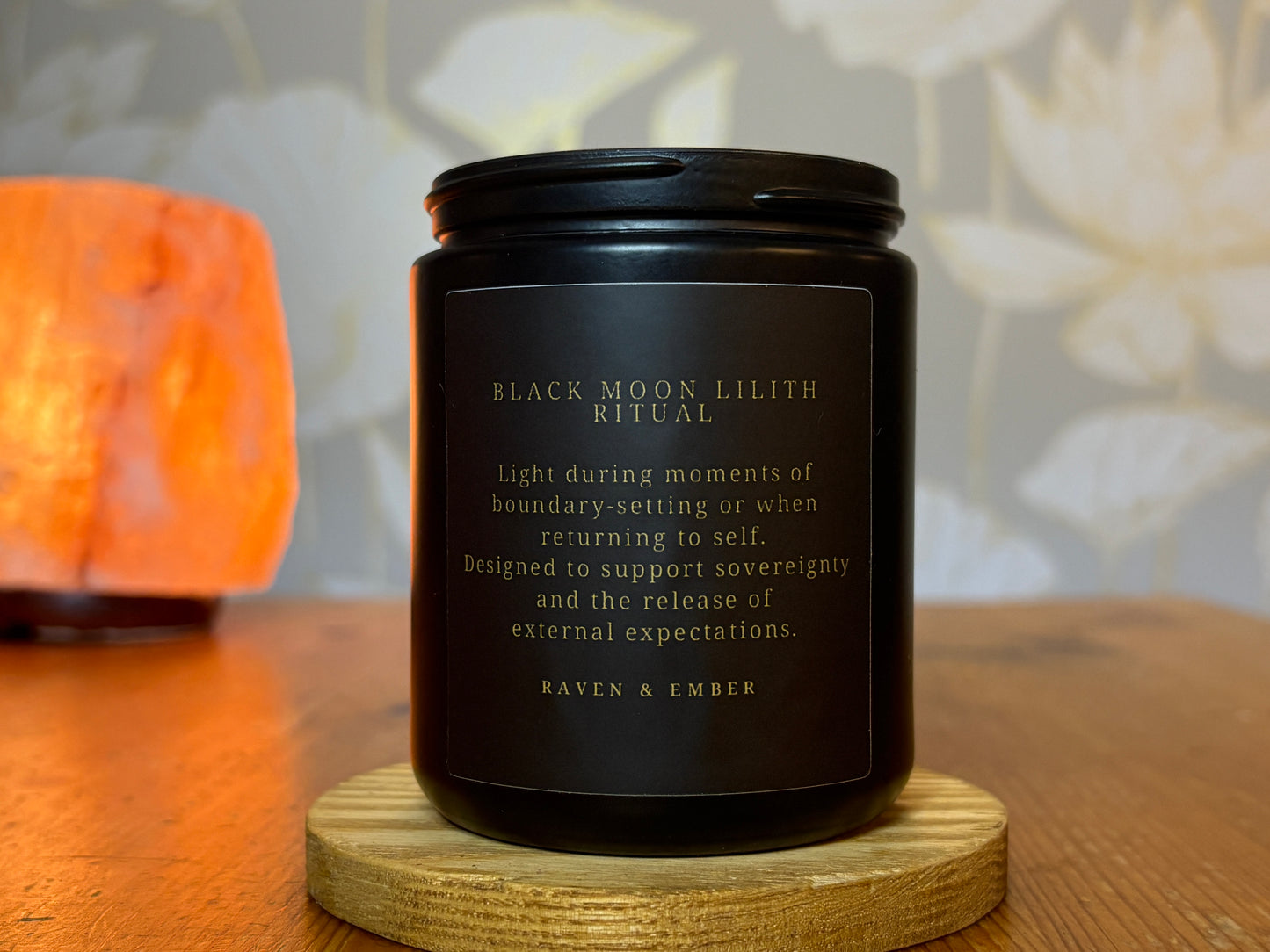 Black Moon Lilith | Lily of the Valley | Shadow Work 8oz Soy Candle