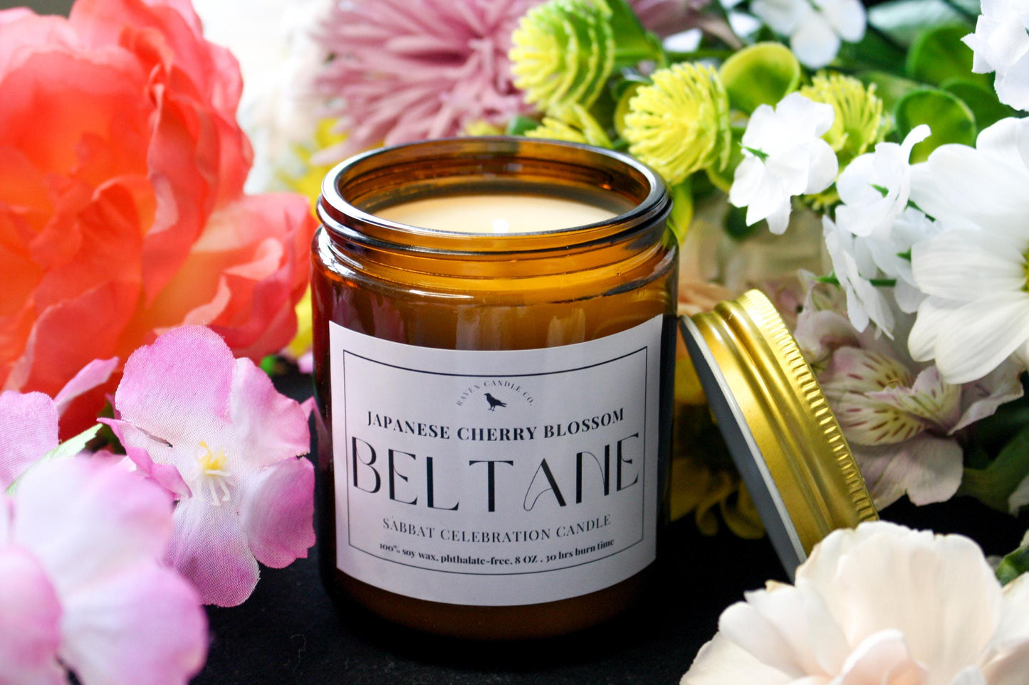 Beltane Sabbat Candle | Japanese Cherry Blossom 8oz