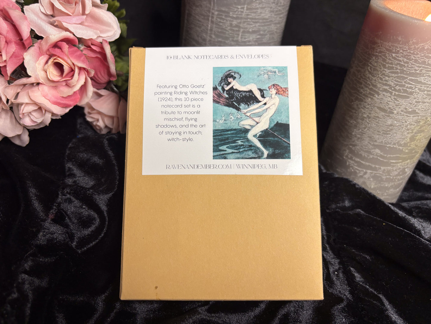 Riding Witches Notecard Set