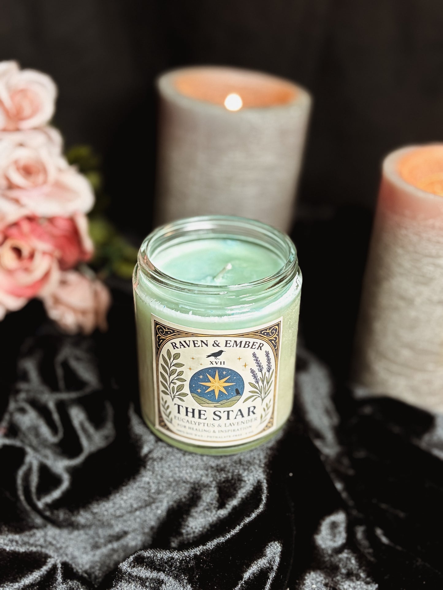The Star Tarot Candle | Eucalyptus Lavender 8oz