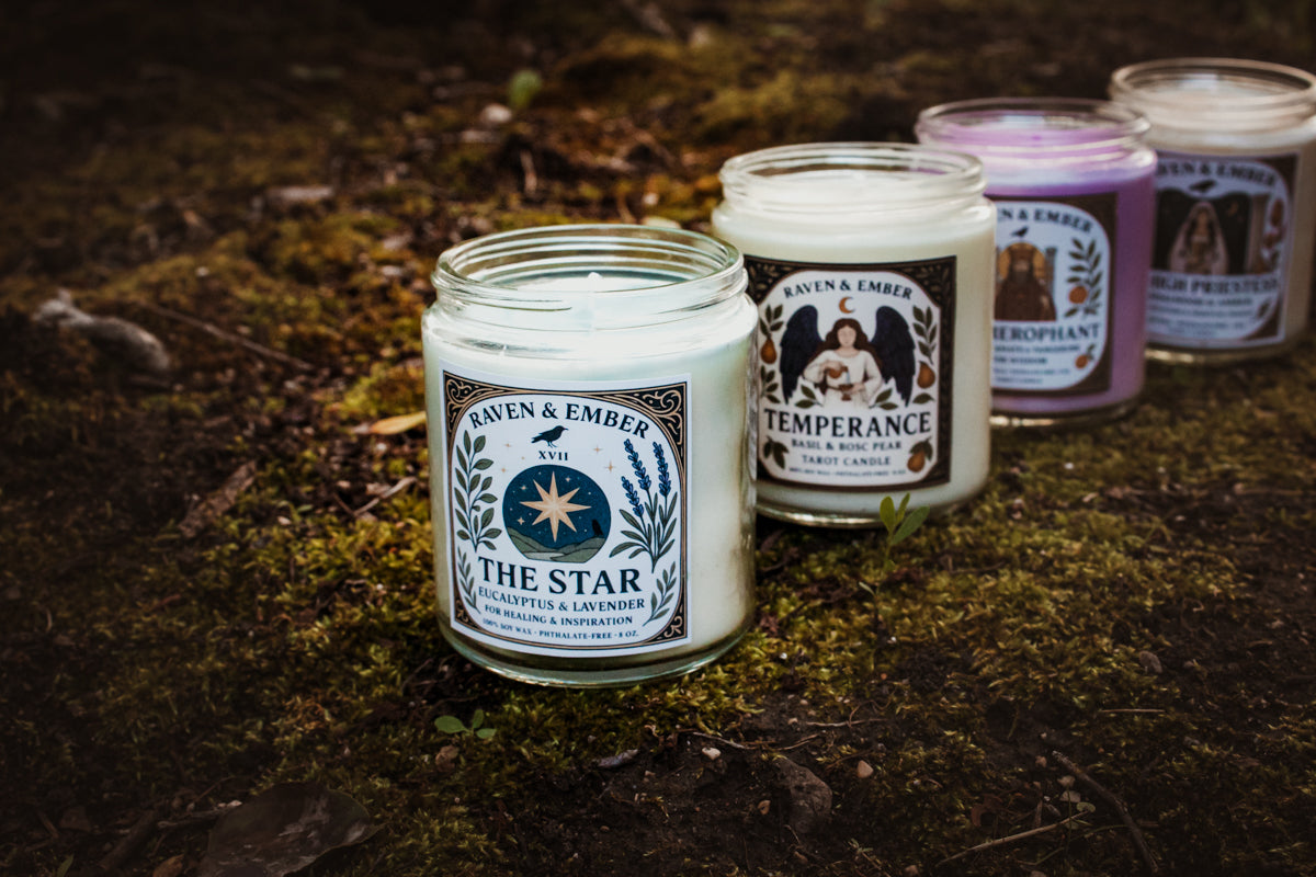 The Star Tarot Candle | Eucalyptus Lavender 8oz