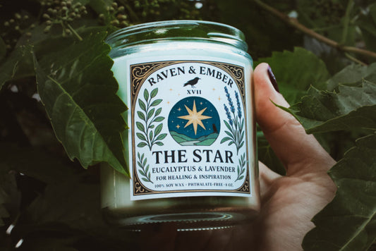 The Star Tarot Candle | Eucalyptus Lavender 8oz