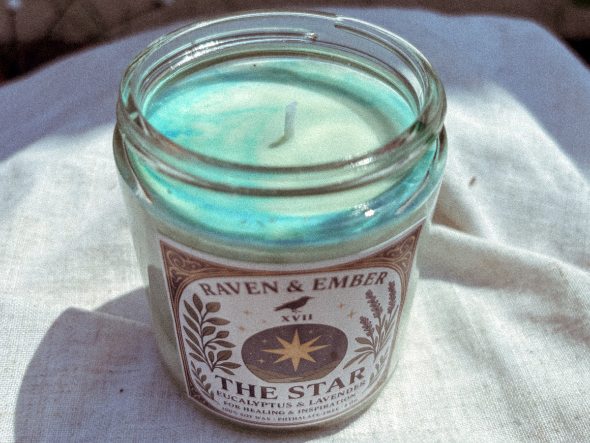 The Star Tarot Candle | Eucalyptus Lavender 8oz