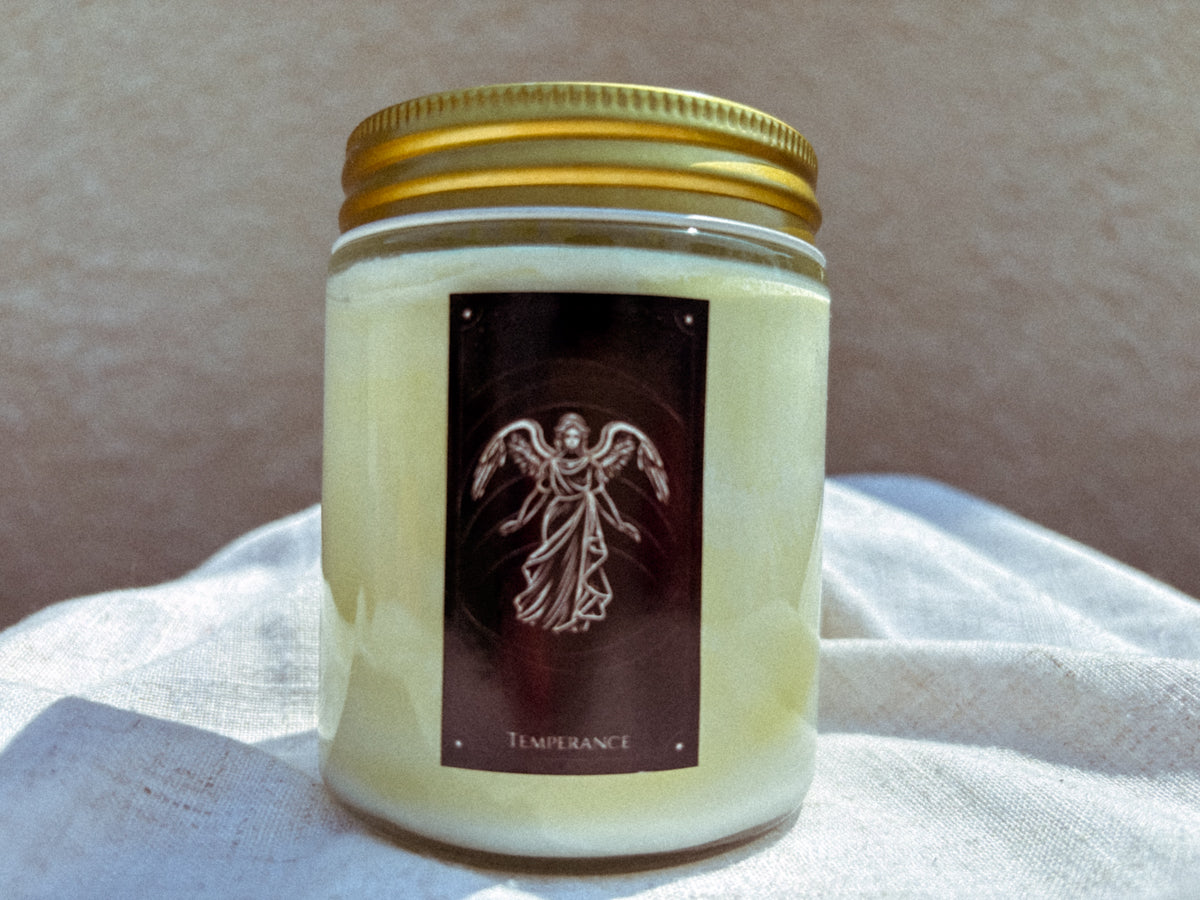 Temperance Tarot Candle | Basil & Bosc Pear 8oz