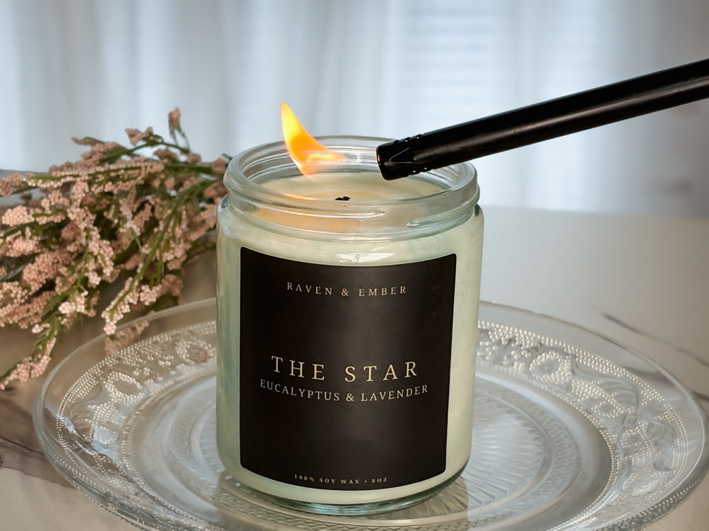 The Star Tarot Candle | Eucalyptus Lavender 8oz