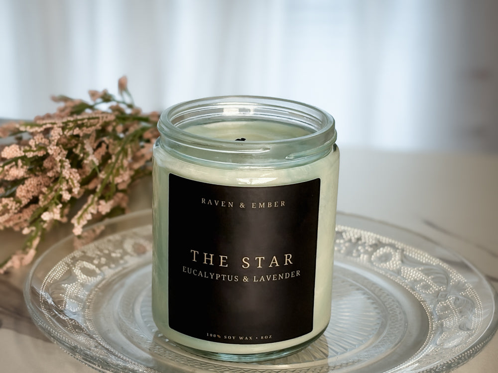 The Star Tarot Candle | Eucalyptus Lavender 8oz