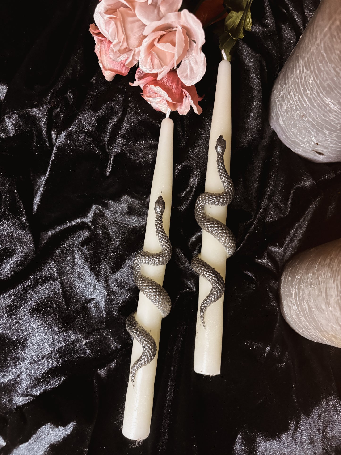 Serpent Spell Taper Candles