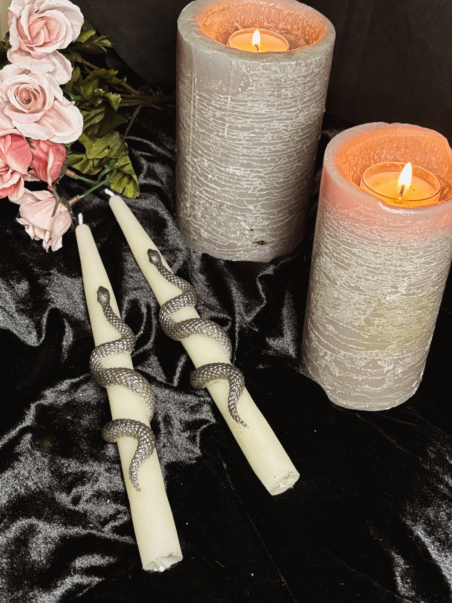 Serpent Spell Taper Candles