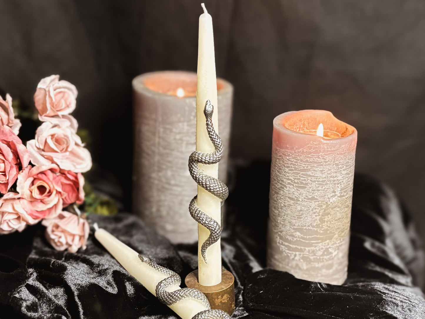Serpent Spell Taper Candles