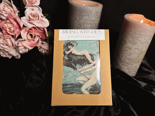 Riding Witches Notecard Set